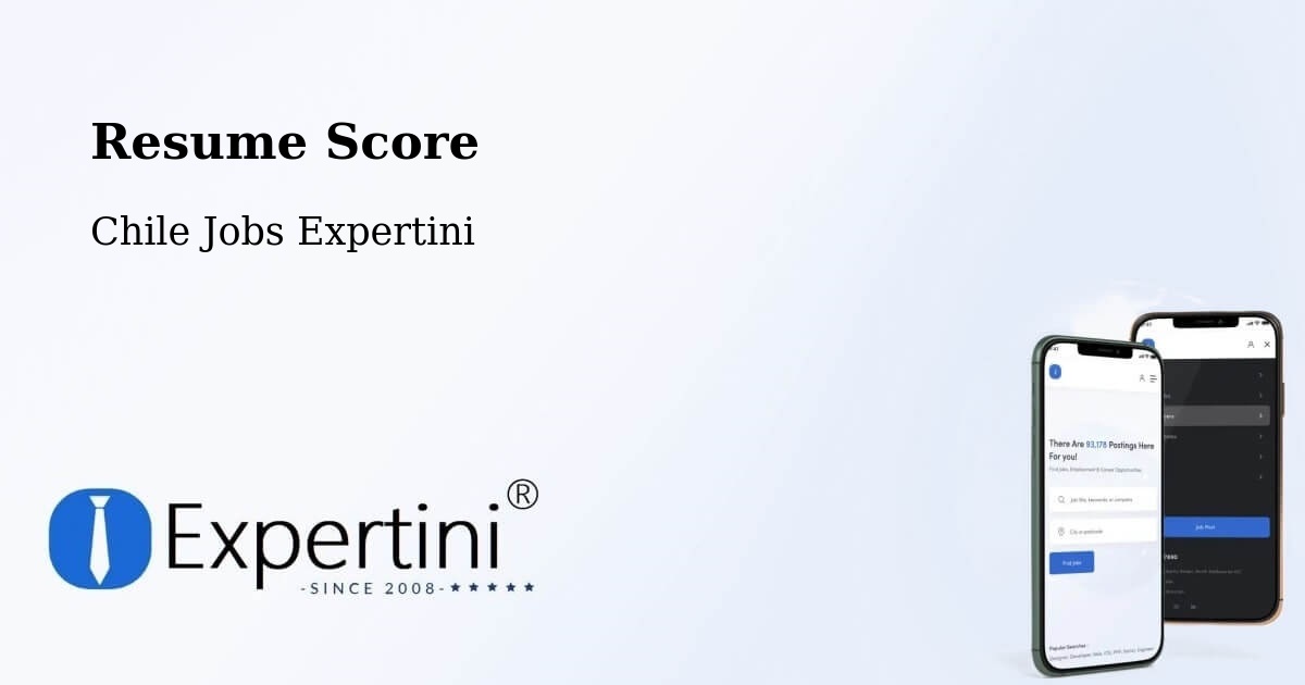 Resume Score & Job Description Match Tool – Navidad - Chile Jobs Expertini